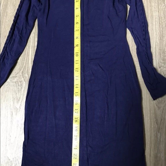 Women's Small Navy Blue Charlotte Russe Dress - Picture 4 of 6